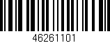 Código de barras (EAN, GTIN, SKU, ISBN): '46261101'