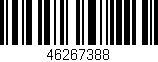 Código de barras (EAN, GTIN, SKU, ISBN): '46267388'