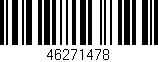 Código de barras (EAN, GTIN, SKU, ISBN): '46271478'