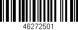 Código de barras (EAN, GTIN, SKU, ISBN): '46272501'
