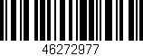 Código de barras (EAN, GTIN, SKU, ISBN): '46272977'