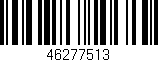 Código de barras (EAN, GTIN, SKU, ISBN): '46277513'