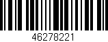 Código de barras (EAN, GTIN, SKU, ISBN): '46278221'