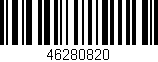 Código de barras (EAN, GTIN, SKU, ISBN): '46280820'
