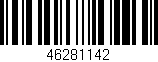 Código de barras (EAN, GTIN, SKU, ISBN): '46281142'