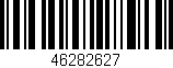 Código de barras (EAN, GTIN, SKU, ISBN): '46282627'