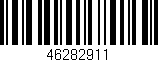 Código de barras (EAN, GTIN, SKU, ISBN): '46282911'
