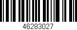 Código de barras (EAN, GTIN, SKU, ISBN): '46283027'