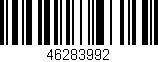 Código de barras (EAN, GTIN, SKU, ISBN): '46283992'