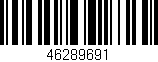 Código de barras (EAN, GTIN, SKU, ISBN): '46289691'