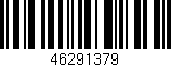 Código de barras (EAN, GTIN, SKU, ISBN): '46291379'