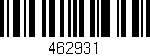 Código de barras (EAN, GTIN, SKU, ISBN): '462931'