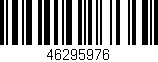 Código de barras (EAN, GTIN, SKU, ISBN): '46295976'