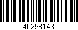Código de barras (EAN, GTIN, SKU, ISBN): '46298143'