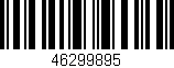 Código de barras (EAN, GTIN, SKU, ISBN): '46299895'