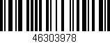 Código de barras (EAN, GTIN, SKU, ISBN): '46303978'