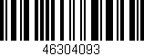 Código de barras (EAN, GTIN, SKU, ISBN): '46304093'