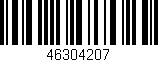 Código de barras (EAN, GTIN, SKU, ISBN): '46304207'