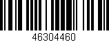 Código de barras (EAN, GTIN, SKU, ISBN): '46304460'