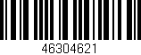 Código de barras (EAN, GTIN, SKU, ISBN): '46304621'
