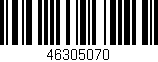 Código de barras (EAN, GTIN, SKU, ISBN): '46305070'