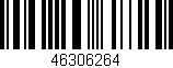Código de barras (EAN, GTIN, SKU, ISBN): '46306264'