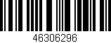 Código de barras (EAN, GTIN, SKU, ISBN): '46306296'