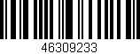 Código de barras (EAN, GTIN, SKU, ISBN): '46309233'