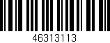 Código de barras (EAN, GTIN, SKU, ISBN): '46313113'