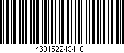 Código de barras (EAN, GTIN, SKU, ISBN): '4631522434101'