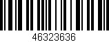 Código de barras (EAN, GTIN, SKU, ISBN): '46323636'