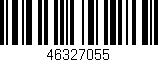 Código de barras (EAN, GTIN, SKU, ISBN): '46327055'