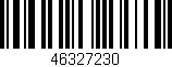 Código de barras (EAN, GTIN, SKU, ISBN): '46327230'