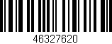 Código de barras (EAN, GTIN, SKU, ISBN): '46327620'