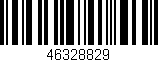 Código de barras (EAN, GTIN, SKU, ISBN): '46328829'