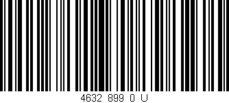 Código de barras (EAN, GTIN, SKU, ISBN): '4632_899_0_U'