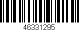 Código de barras (EAN, GTIN, SKU, ISBN): '46331295'
