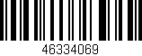 Código de barras (EAN, GTIN, SKU, ISBN): '46334069'