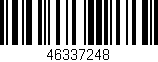 Código de barras (EAN, GTIN, SKU, ISBN): '46337248'