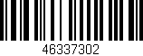Código de barras (EAN, GTIN, SKU, ISBN): '46337302'