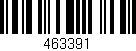 Código de barras (EAN, GTIN, SKU, ISBN): '463391'