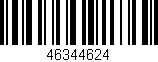 Código de barras (EAN, GTIN, SKU, ISBN): '46344624'