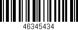 Código de barras (EAN, GTIN, SKU, ISBN): '46345434'