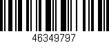 Código de barras (EAN, GTIN, SKU, ISBN): '46349797'