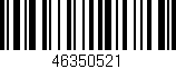 Código de barras (EAN, GTIN, SKU, ISBN): '46350521'