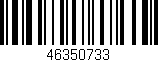 Código de barras (EAN, GTIN, SKU, ISBN): '46350733'