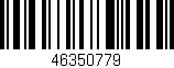 Código de barras (EAN, GTIN, SKU, ISBN): '46350779'