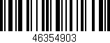 Código de barras (EAN, GTIN, SKU, ISBN): '46354903'