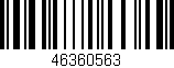 Código de barras (EAN, GTIN, SKU, ISBN): '46360563'