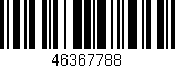 Código de barras (EAN, GTIN, SKU, ISBN): '46367788'